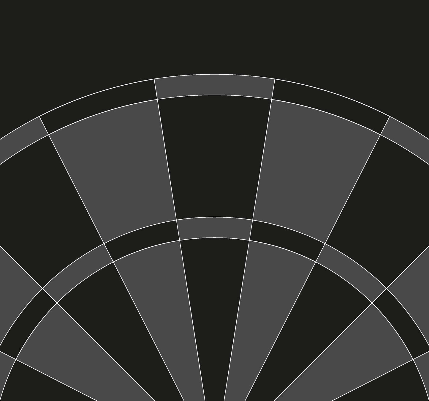 Wandtapete Dart schwarz - Breite 300 cm x Höhe 280 cm - Motiv: Dartboard